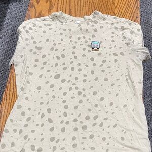 Nike Cream and Gray Short Sleeve Tee